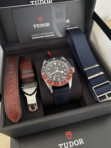 Tudor black bay gmt 79830rb - tudor,