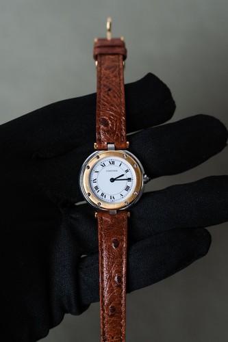 Cartier santos runde stahl - santos, sm