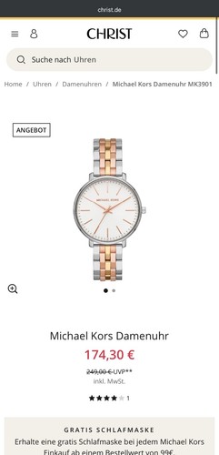 Michael kors damen - kors, armbanduhr